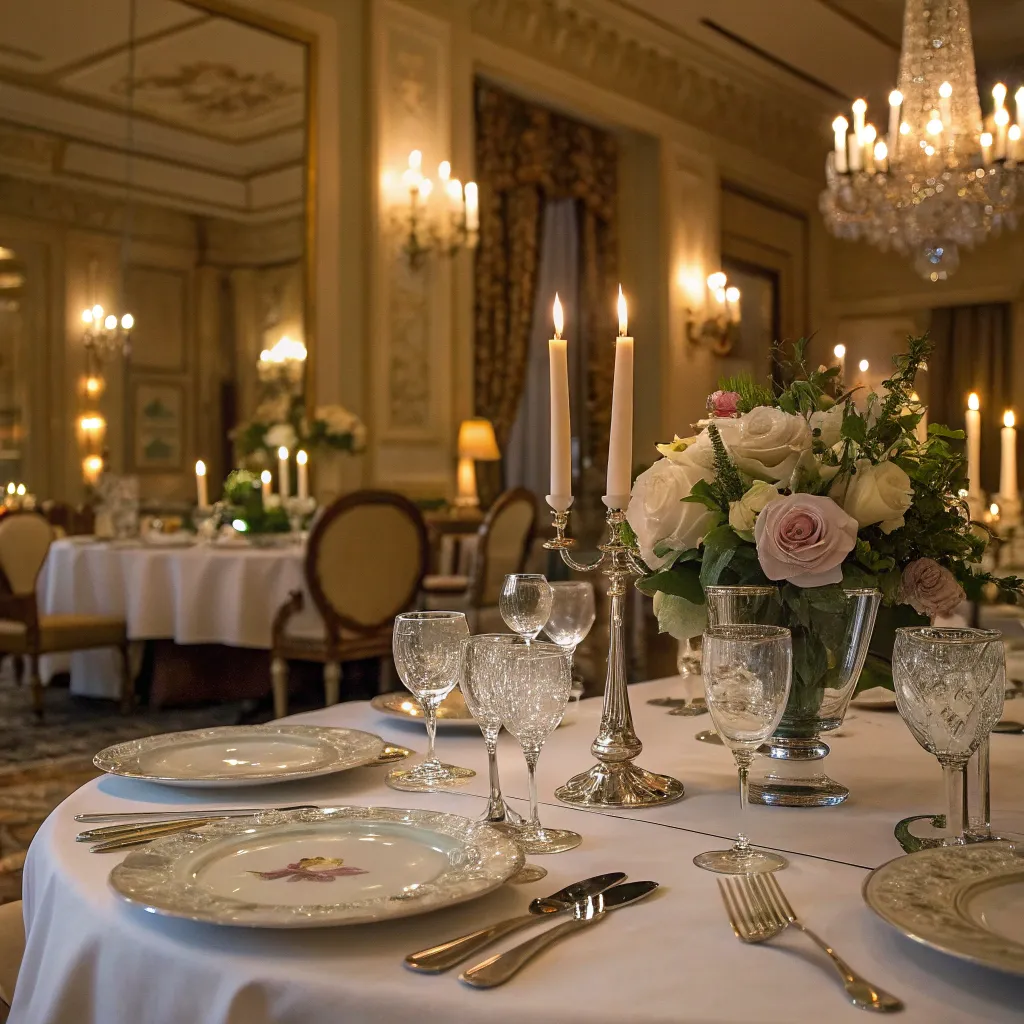 Dinner setting at Dravenorix